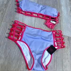 Victoria’s Secret High Waisted Caged Bikini